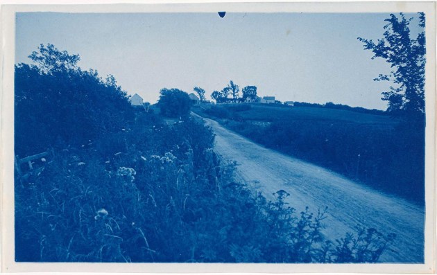 Argilla Road Ipswich "Hogtown" cyanotype by Arthur Wesley Dow