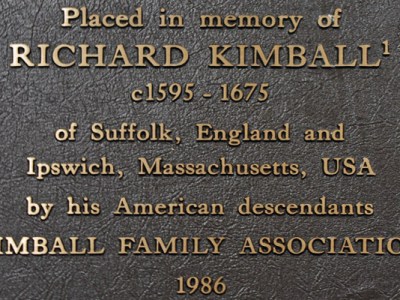 Homes of the Descendants of Richard and Ursula Scott Kimball of Rattlesden, who Settled in&nbsp;Ipswich