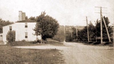 The Newburyport Turnpike in Topsfield, early in the 20th Century