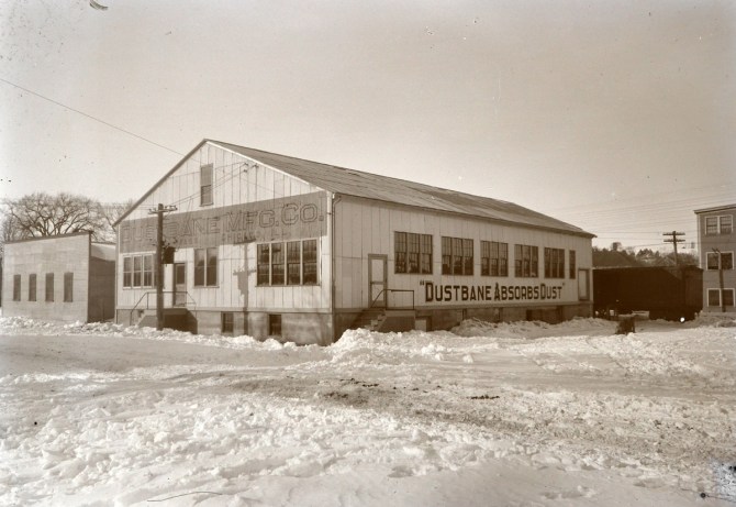 The Dustbane factory, photo by George Dexter