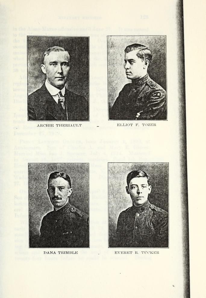 Ipswich MA veterans of World War 1