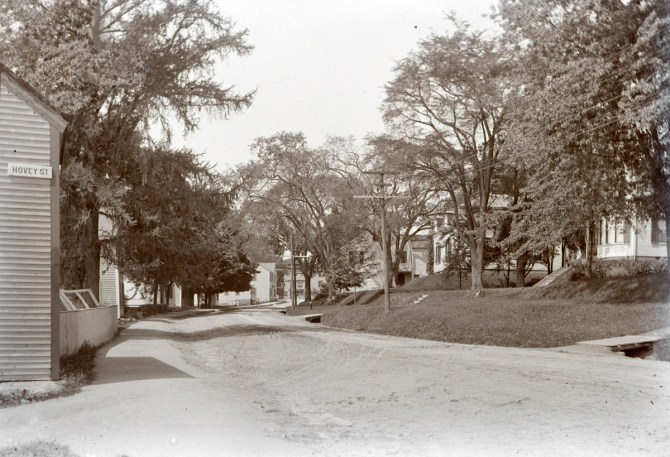East and Hovey Street intersection by George Dexter