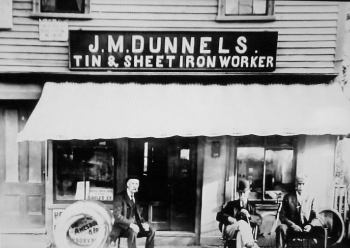 J.M. Dunnels tin and sheet iron worker, Ipswich MA