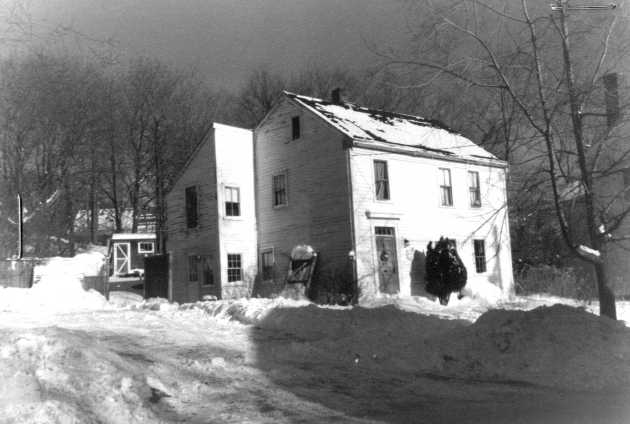 The Baker-Newman house on the MACRIS site