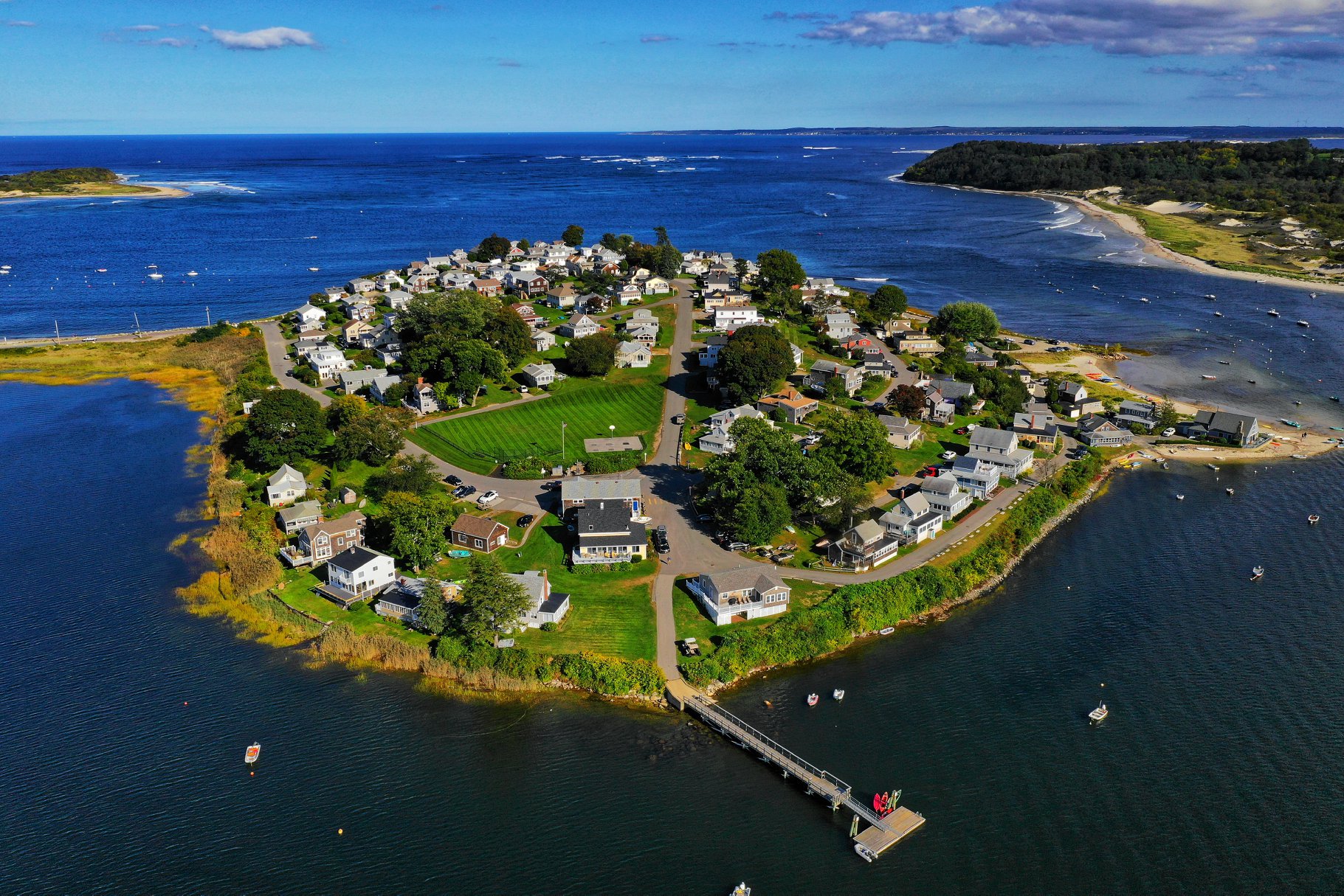 Drone photo of Little Neck