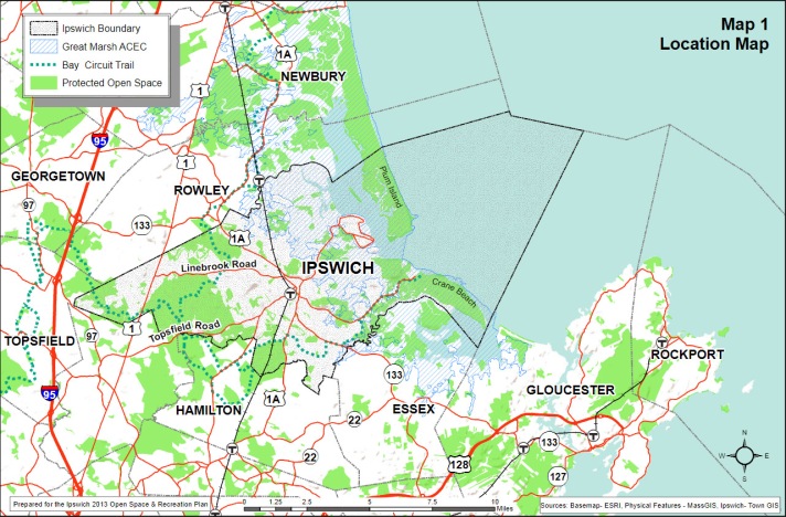 Open Spaces in Ipswich and surrounding communities