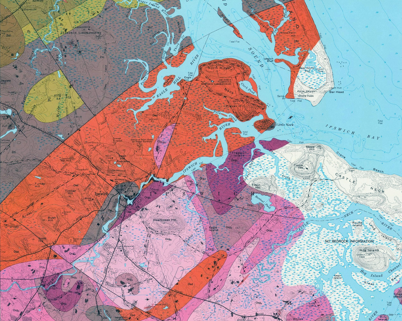 Ipswich MA bedrock US Geological Survey