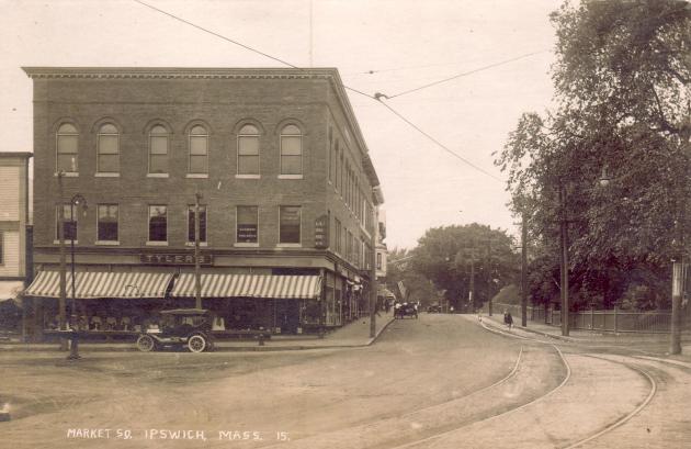 Trolley tracks at Market Square