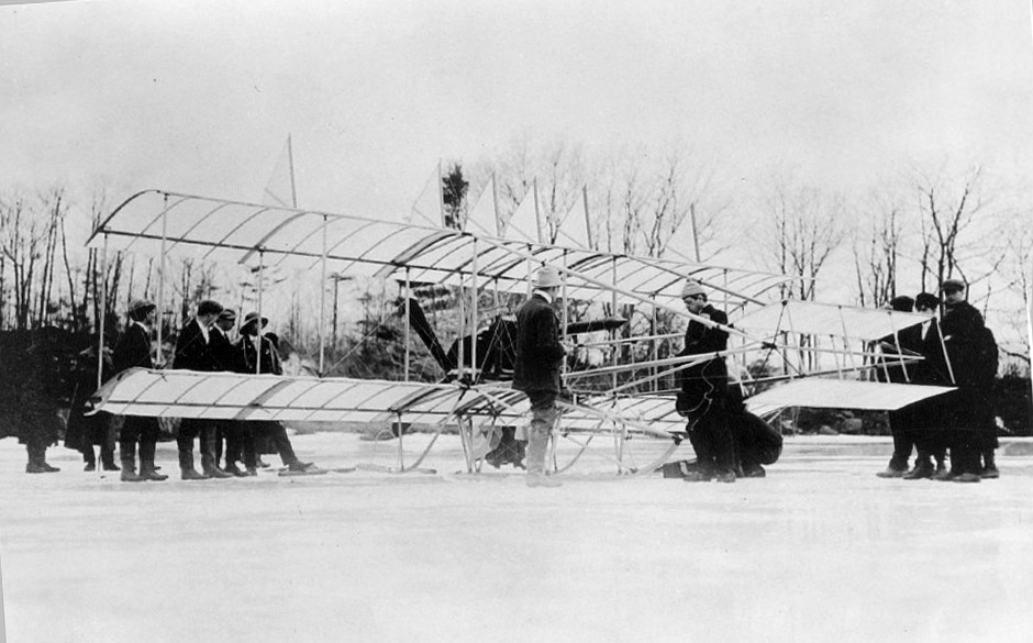 Burgess flight at Chebacco Lake