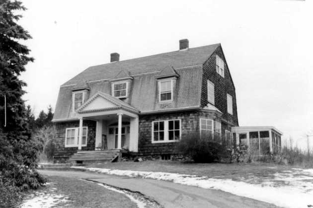 The house at 13 Spring St. in the late 20th Century