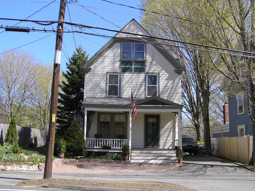 John and Jesse Wade's shop, 94 County Rd., constructed about 1890