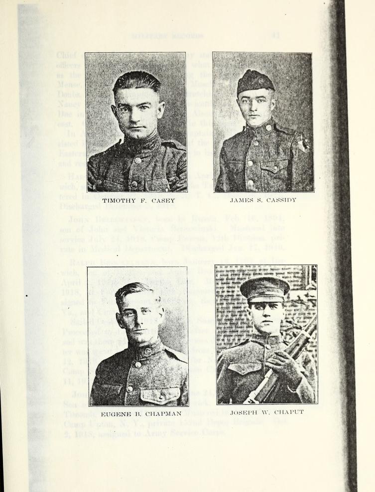 Ipswich MA veterans of World War 1