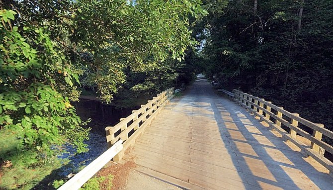The bridge on Winthrop St. over the Ipswich River