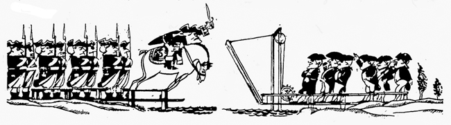 Vintage illustration for American Heritage Magazine by Edward Sorel