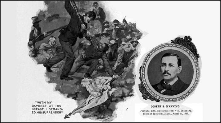 Joseph Manning of Ipswich in Civil War battlefield