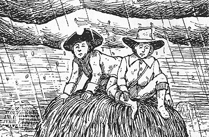 Adrift on a Haystack legend Rowley