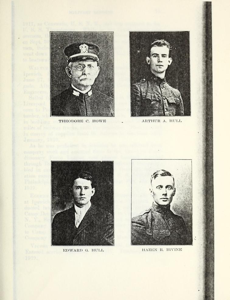 Ipswich MA veterans of World War 1