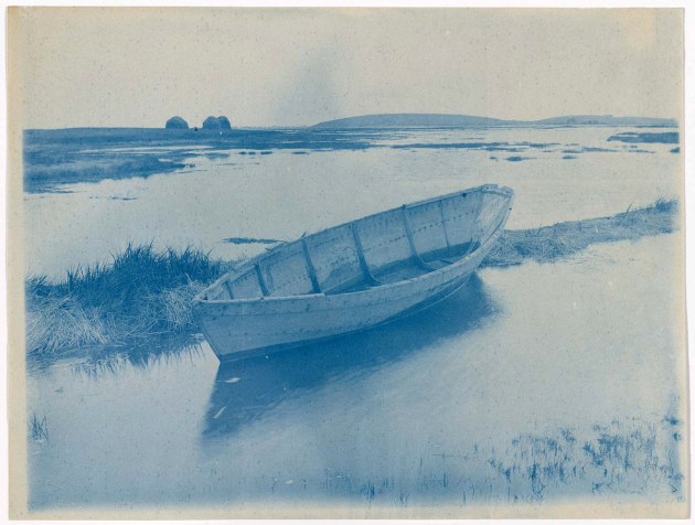 Dory cyanotype by Arthur Wesley Dow