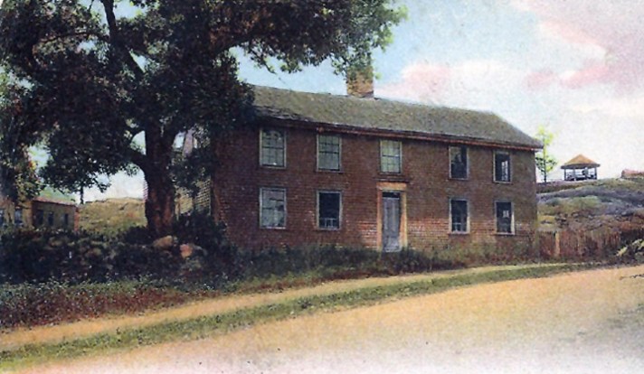 20th Century postcard of the Moll Pitcher house