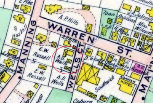 1910 Ipswich map