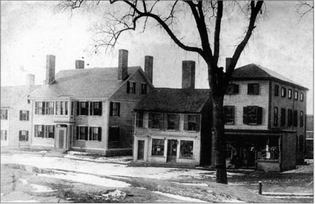 Measures Candy shop was originally located in the small building on N. Main St., which was torn down to erect the Colonial Building in .1904. 
