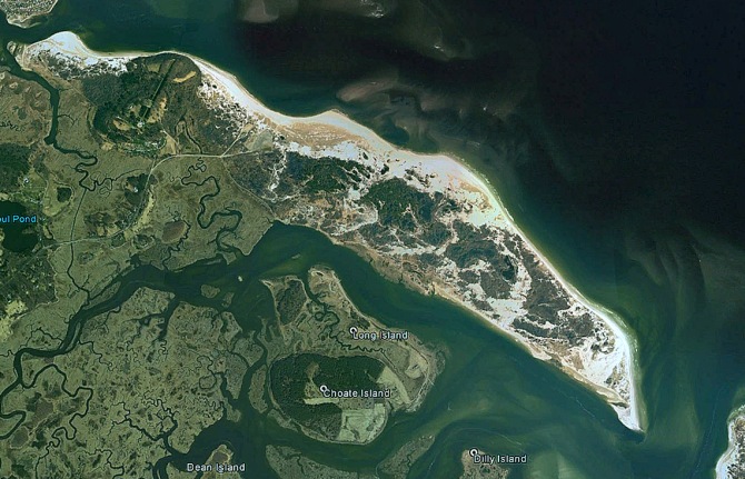 Google earth satellite view, April 29, 2005