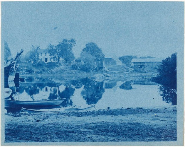 Agawam Avenue cyanotype by Arthur Wesley Dow
