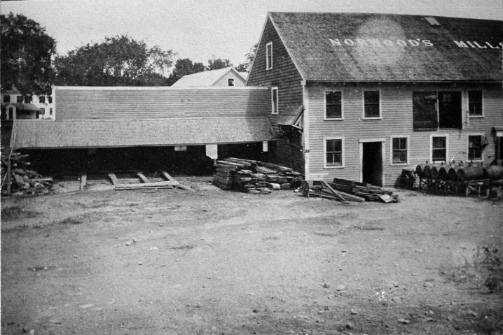 Former sawmill on the Ipswich River