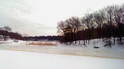 Frozen Ipswich River
