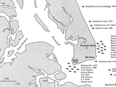The Shipwrecks at Ipswich&nbsp;Bar
