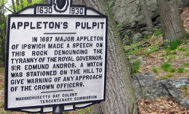 Appleton's Pulpit Massachusetts Bay Colony Tercentenary Commission