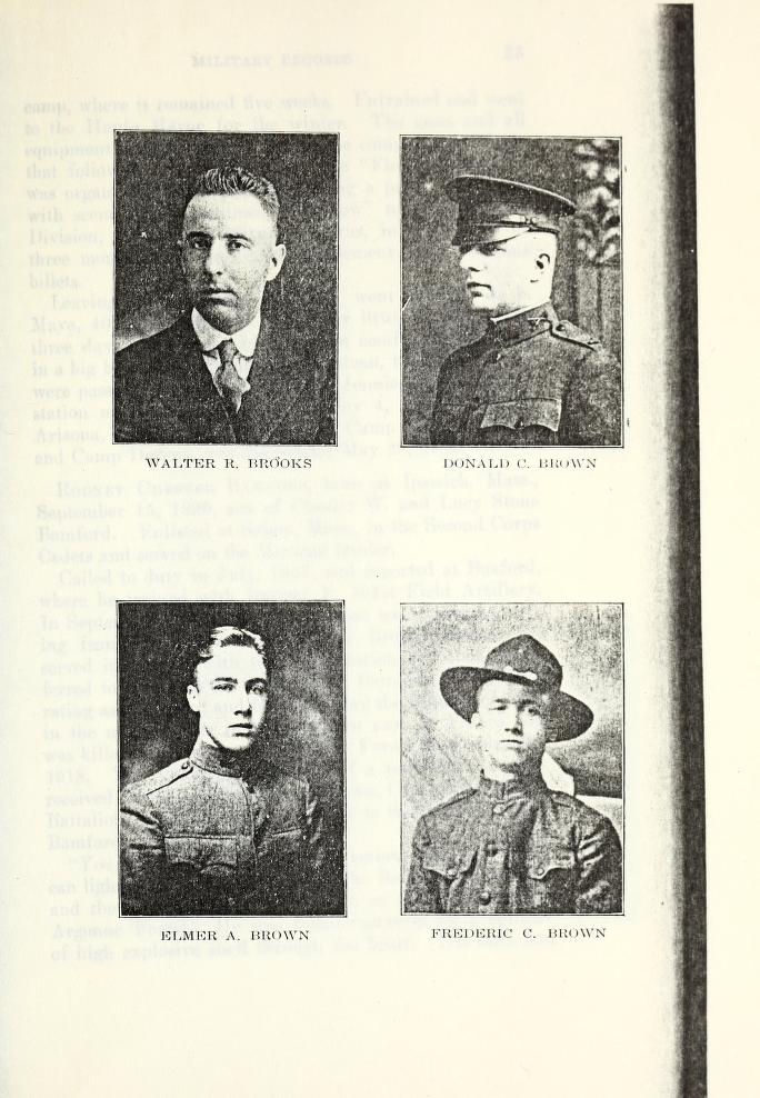 Ipswich MA veterans of World War 1