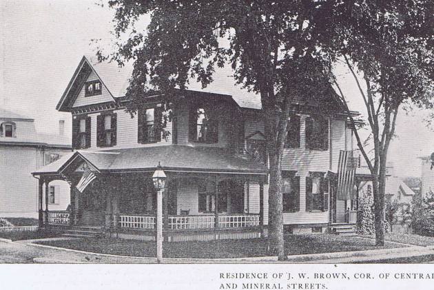 John Brown house, Central and Mineral Streets Ipswich