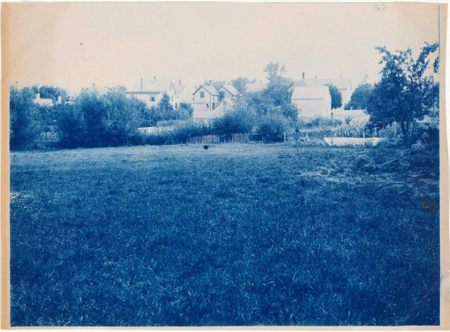 Village View cyanotype by Arthur Wesley Dow