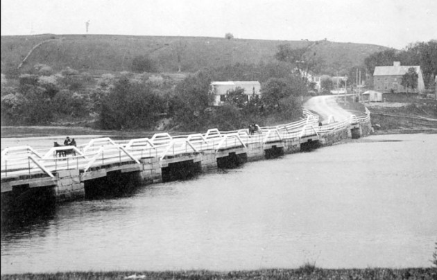 Fugitive slaves were transported from Ipswich to the Parker River bridge in Newbury, where Richard Plummer met them with his wagon to take them to the next location on the Underground Railroad. Image by Wilbur H. Siebert.