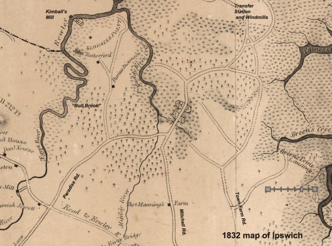Paradise, Mitchell and Town Farm Roads are connected