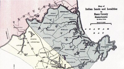Map of Indigenous peoples of New England