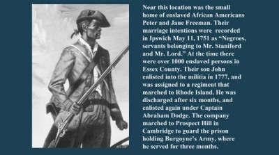 John Freeman, Ipswich Revolutionary War soldier