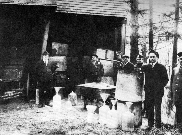 A 1927 raid on Bull Brook Farm on Linebrook Road 