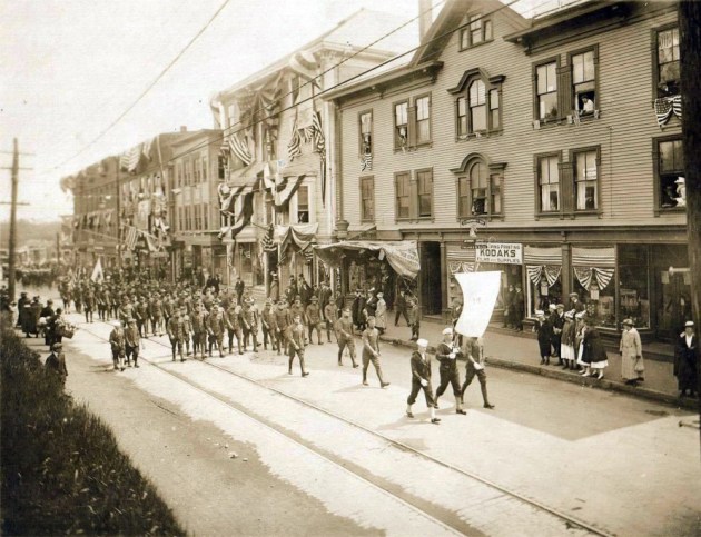 Welcome Home parade after WWII