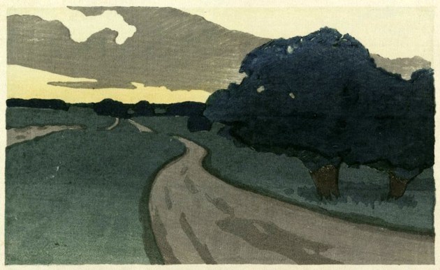The Long Road Argilla Road, Ipswich by Arthur Wesley Dow