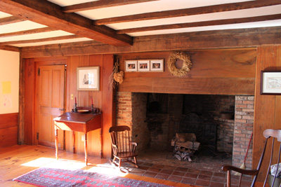 Willcomb House summer beams