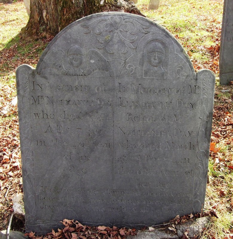 E-23 Nathaniel & Elisabeth Day (1740/1772) ages 40 & 68