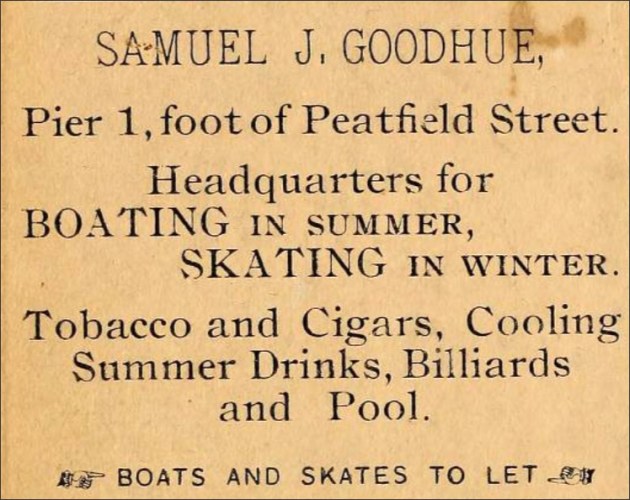 Samuel Goodhue canoe landing, Ipswich MA