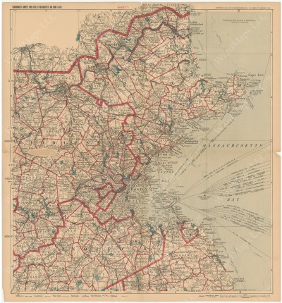 1905 Eastern Massachusetts Map