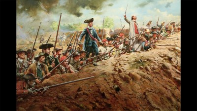 Painting of the Battle of Bunker Hill by Don Troiani