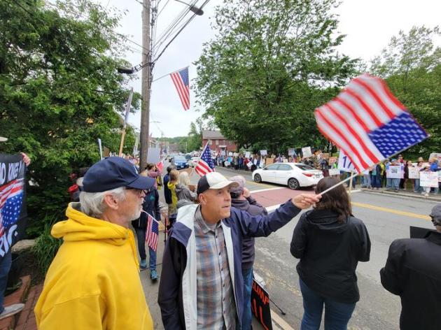 Ipswich MA No Kings Rally, June 14, 2025