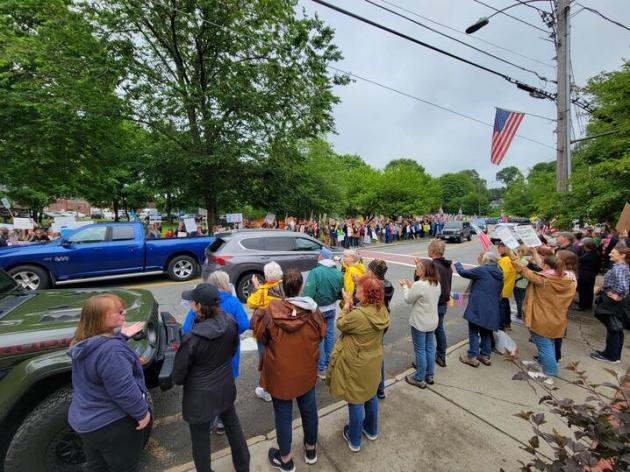 Ipswich MA No Kings Rally, June 14, 2025