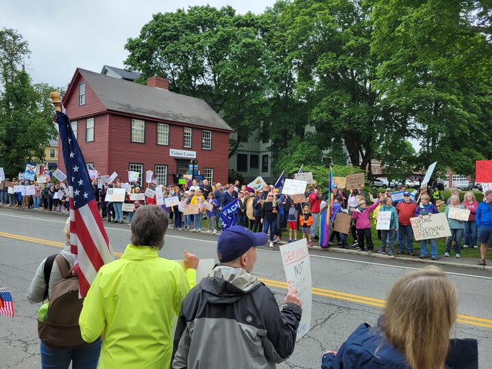 Ipswich MA No Kings Rally, June 14, 2025