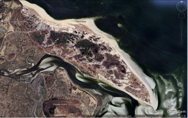 2024 Satellite view of Castle Neck